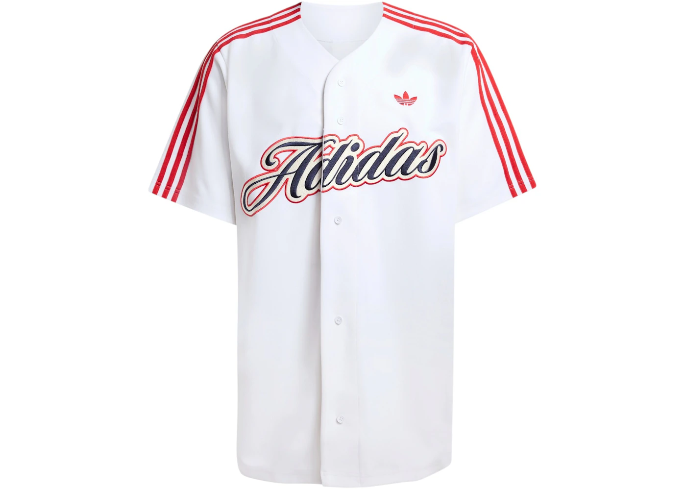 adidas League Varsity Jersey White/Better Scarlet