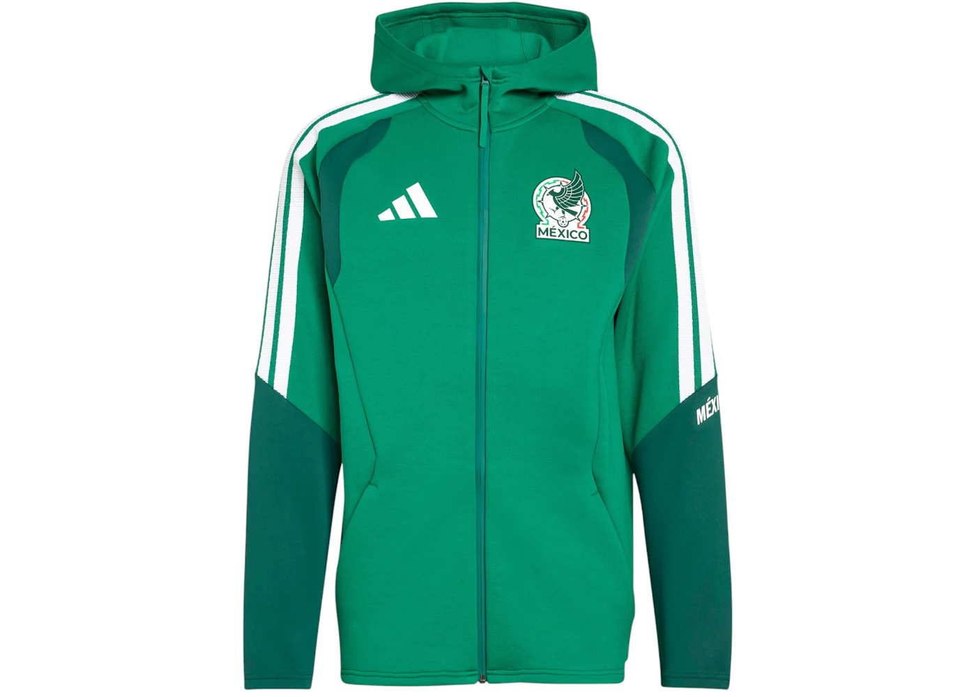 adidas Mexico 2026 Tiro Pro Hoodie Bold Green