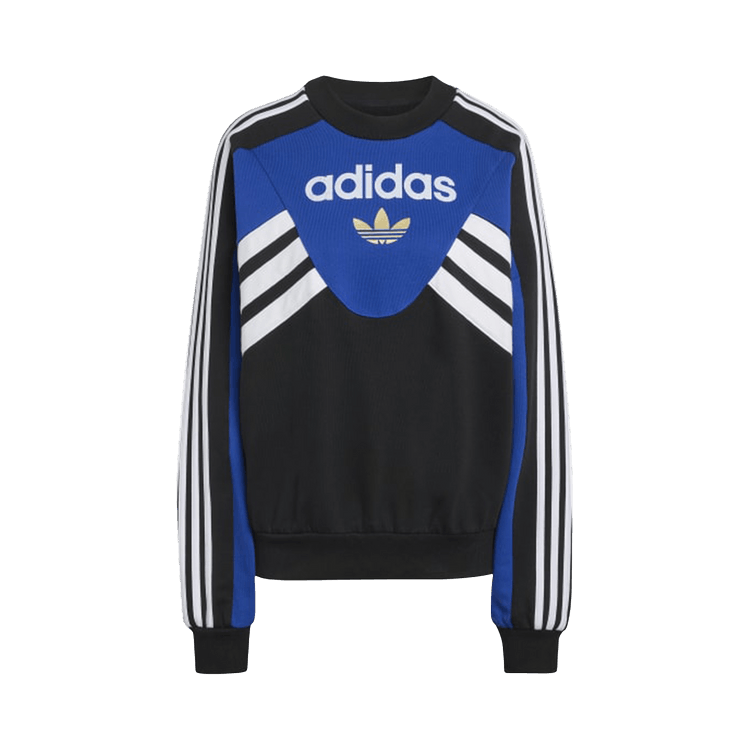 Adidas Cutline Crew Sweatshirt 'Royal Blue/Black'