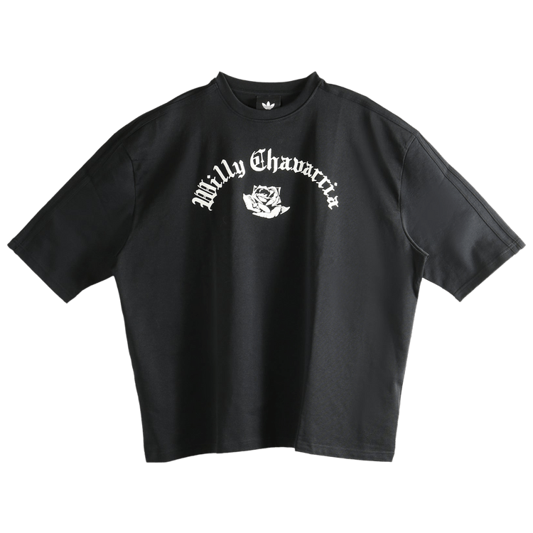 Adidas x Willy Chavarria Logo Short-Sleeve Tee 'Black'
