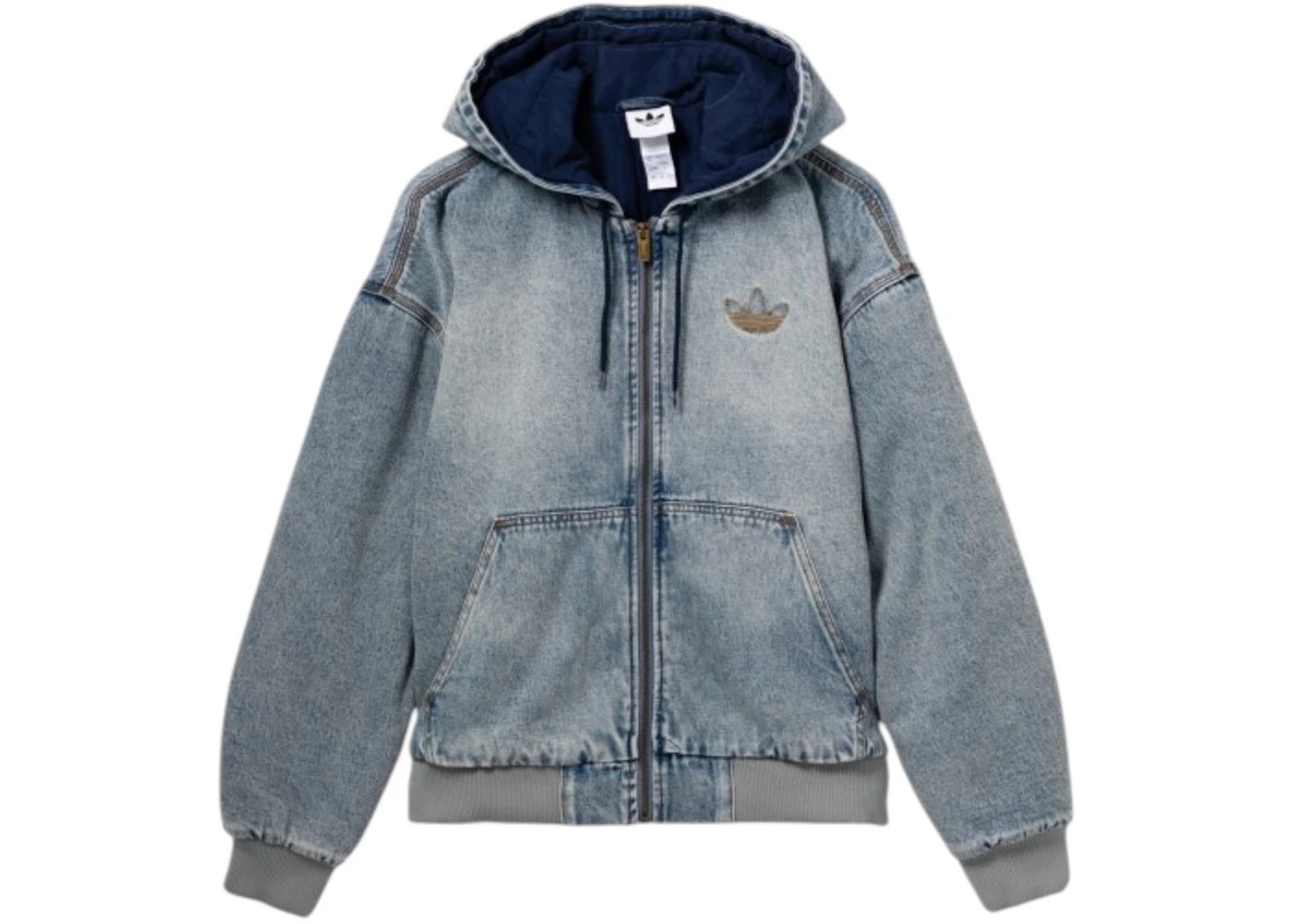 adidas Denim Padded Jacket (Asia Sizing) Denim