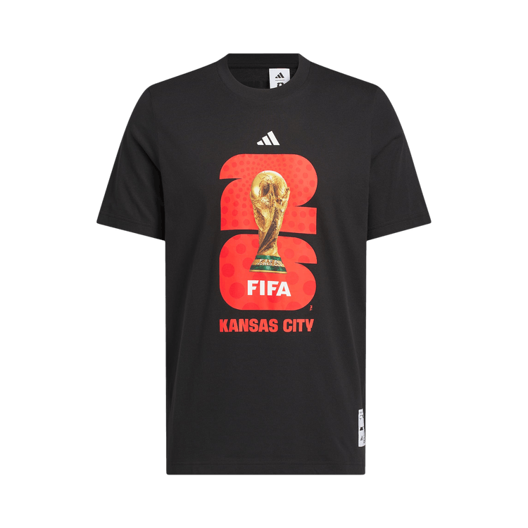 Adidas FIFA World Cup 26 Host City Kansas City Graphic T-Shirt 'Black'