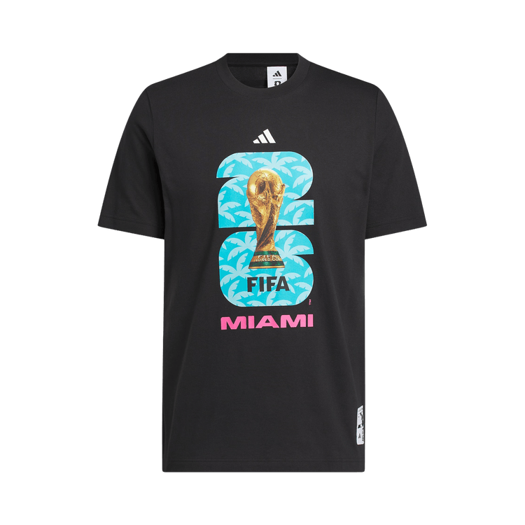 Adidas FIFA World Cup 26 Host City Miami Graphic T-Shirt 'Black'