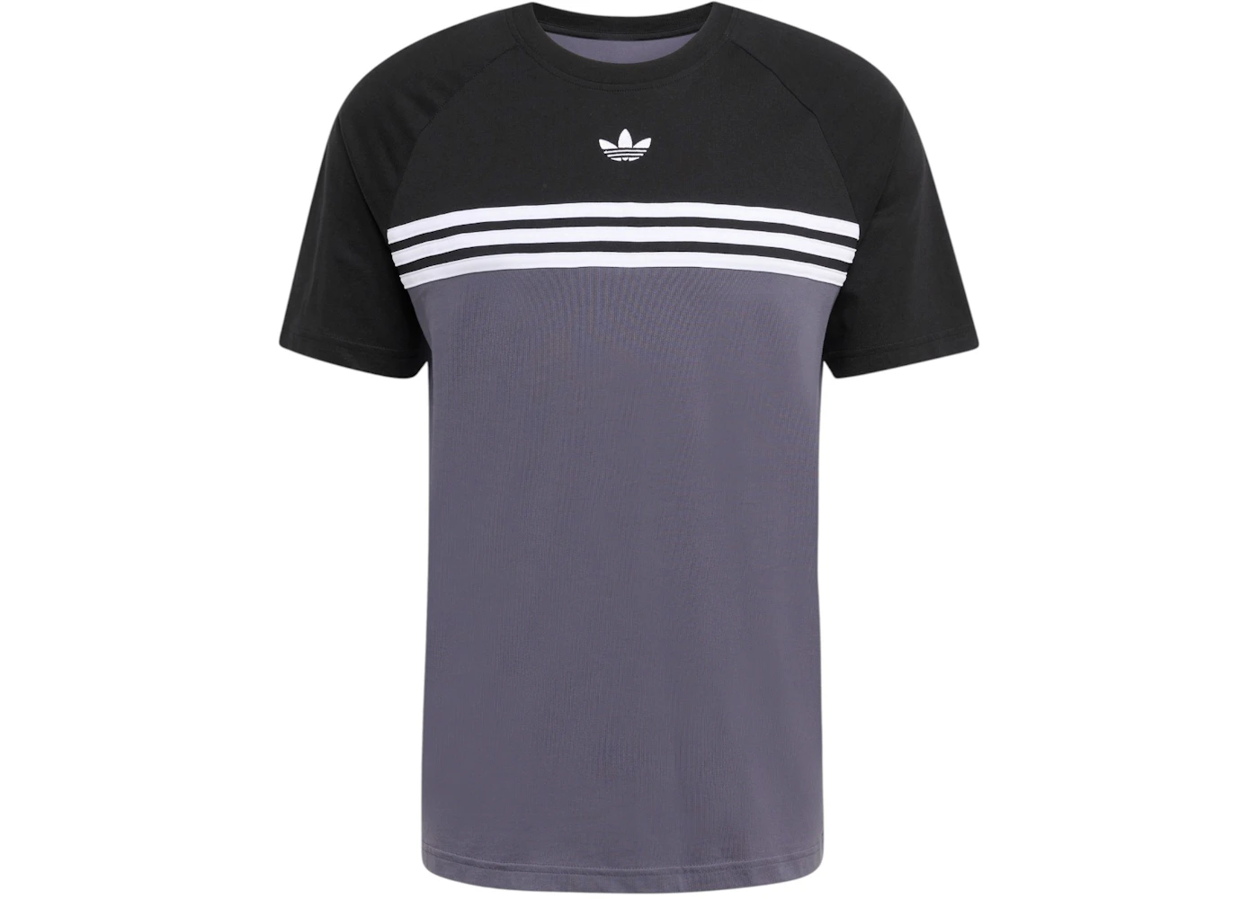 adidas Chest Stripes Tee Aurora Onix/Black