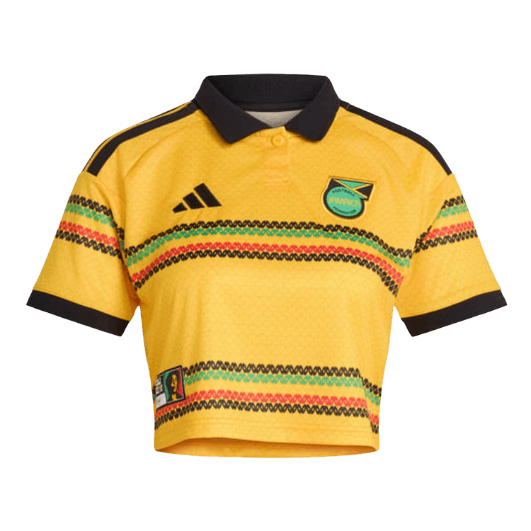Adidas Jamaica 26 x Bob Marley Home Cropped Jersey 'Bold Gold'