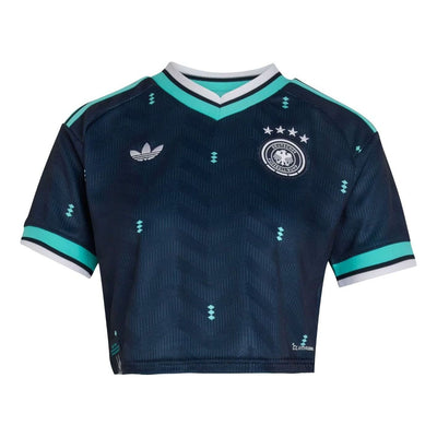 (WMNS) adidas Germany 26 Away Cropped Jersey Asia Sizing 'Collegiate Navy'