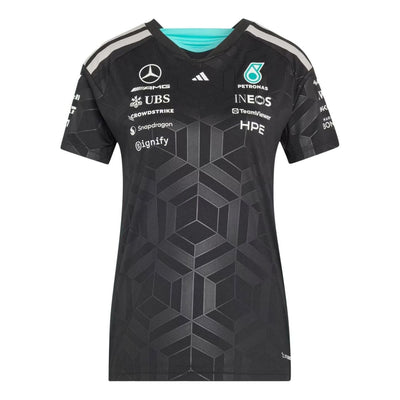 (WMNS) adidas x Mercedes AMG Petronas Formula 1 Team Driver Jersey Asia Sizing 'Black'