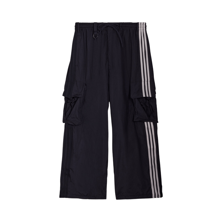 Y-3 Nylon Wired 3 Stripes Cargo Pants 'Black'