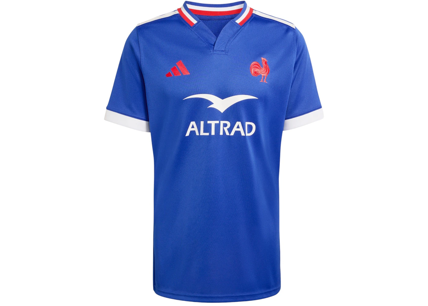 adidas France Rugby Home Replica Jersey Semi Lucid Blue