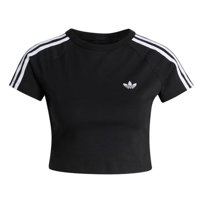 (WMNS) adidas SST Baby T-Shirt Asia Sizing 'White Black'