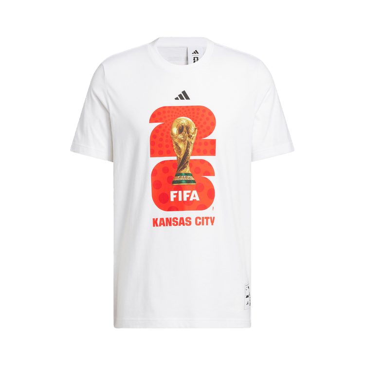 Adidas FIFA World Cup 26 Host City Kansas City Graphic T-Shirt 'White'