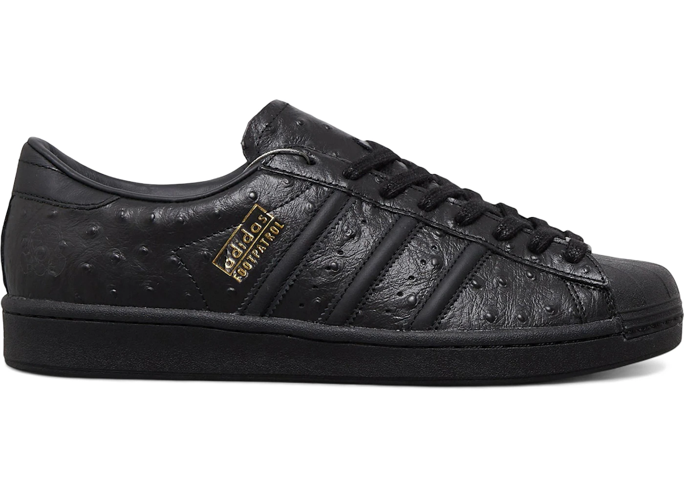 adidas Superstar Footpatrol Black Ostrich
