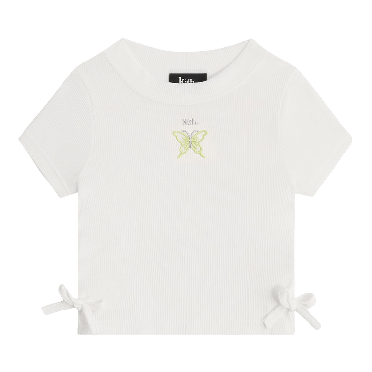 Kith Mulberry Ruched Rib Tee 'White'