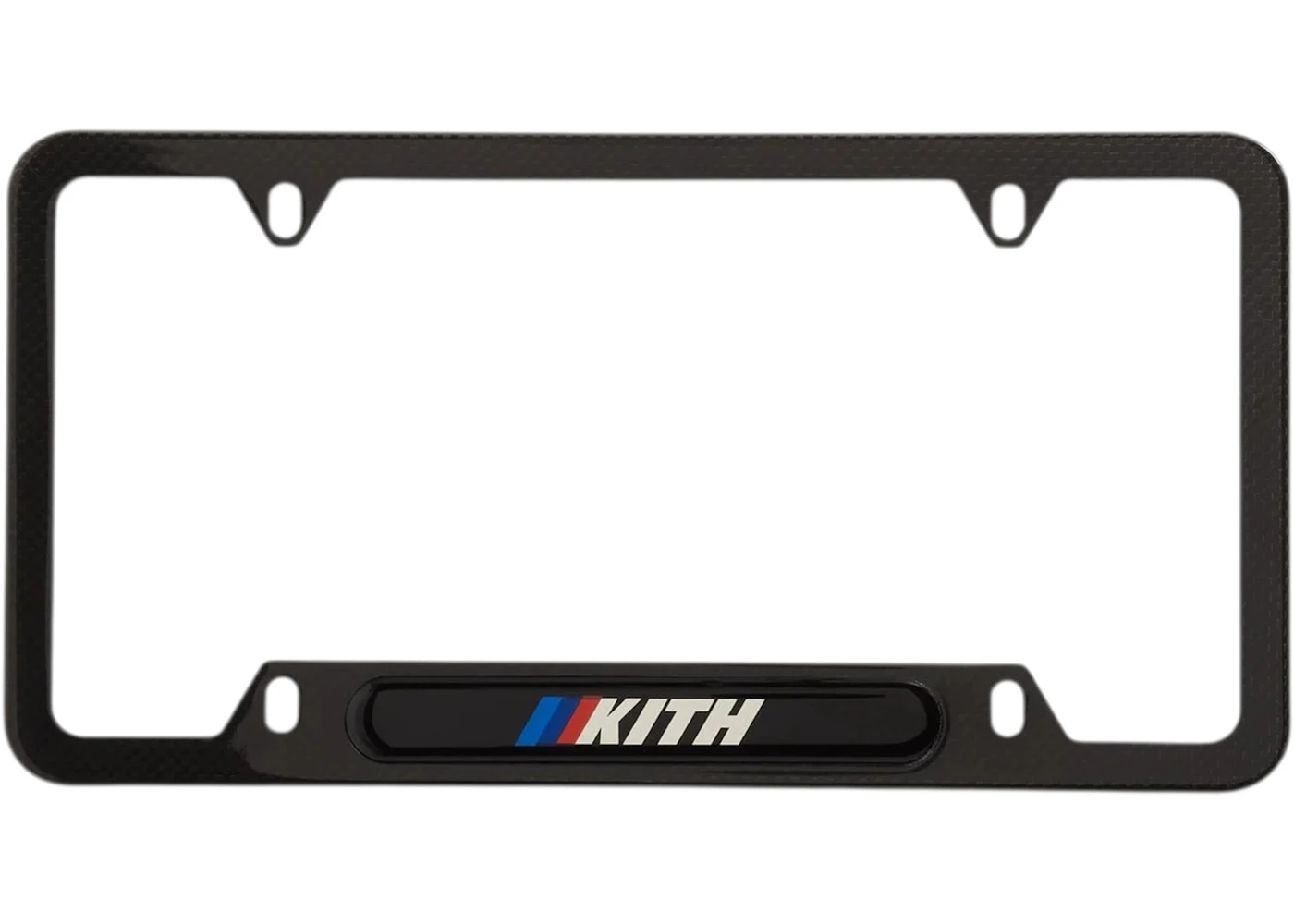 Kith x BMW Carbon Fiber License Plate Black