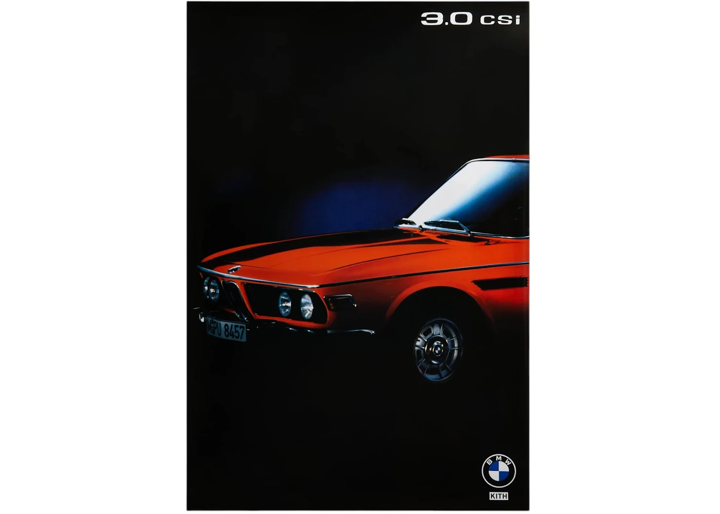 Kith x BMW CSi 3.0 Poster Multi