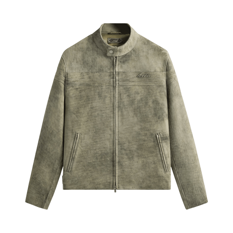 Kith Washed Suede Rossi Moto Jacket 'Flagstaff'