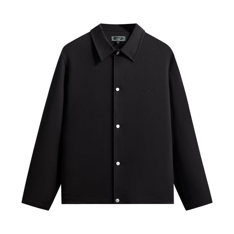 Kith Midweight Double Weave Coaches Jacket 'Black'