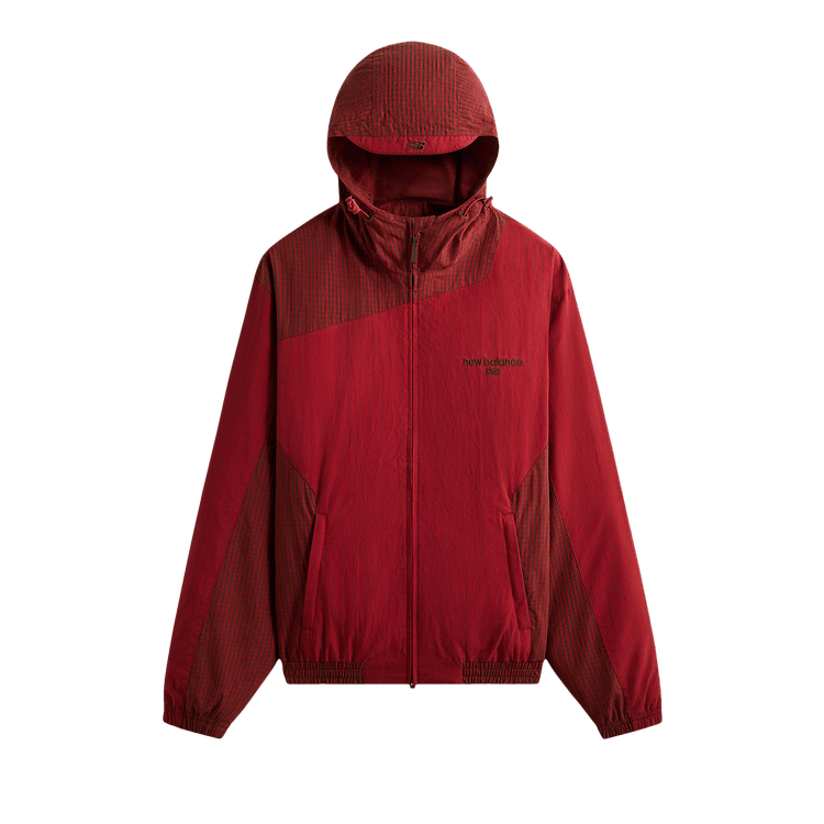 Kith x New Balance Poplin Mix Madison V Jacket 'Biking Red'