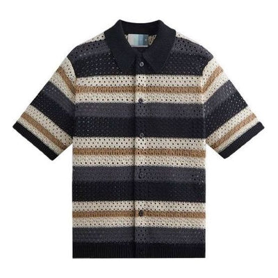 KITH Thompson Crochet Buttondown 'Black'