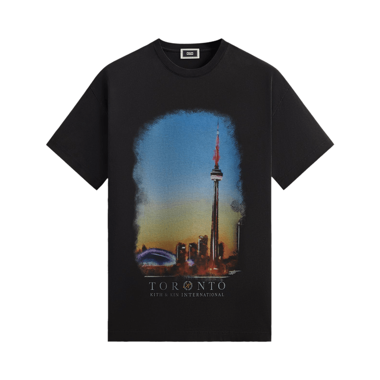 Kith Toronto Skyline Vintage Tee 'Black'