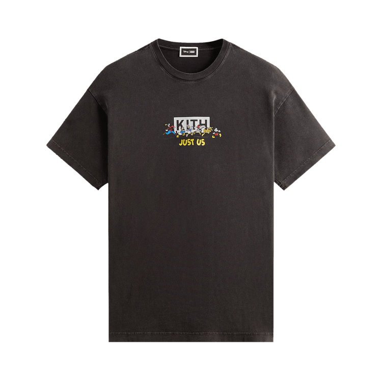 Kith For Mickey & Friends Family Portrait Vintage Tee 'Black'