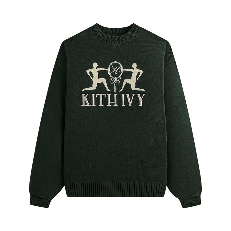 Kith Ivy Emblem Crewneck Sweater 'Ivy Green'