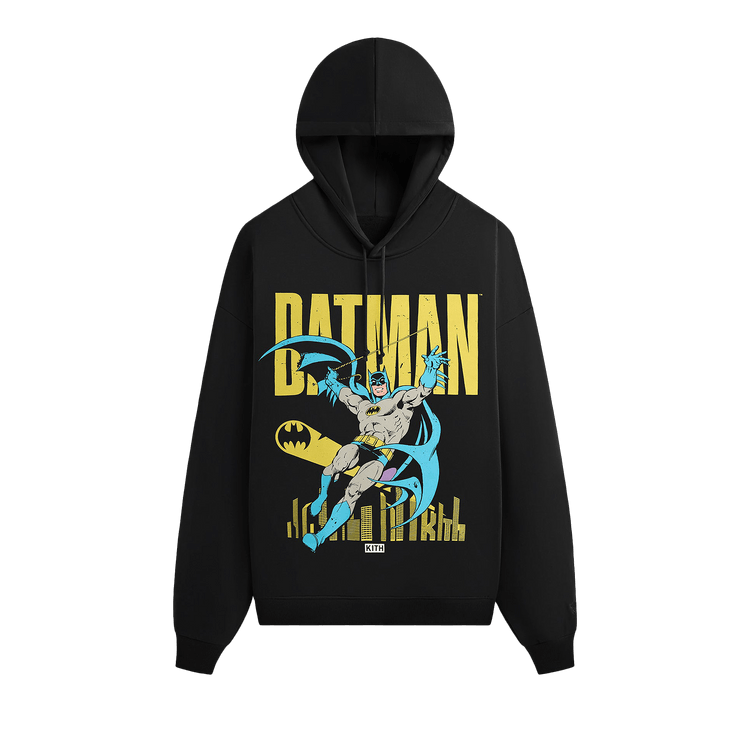 Kith x Batman Classic Vintage Nelson Hoodie 'Black'
