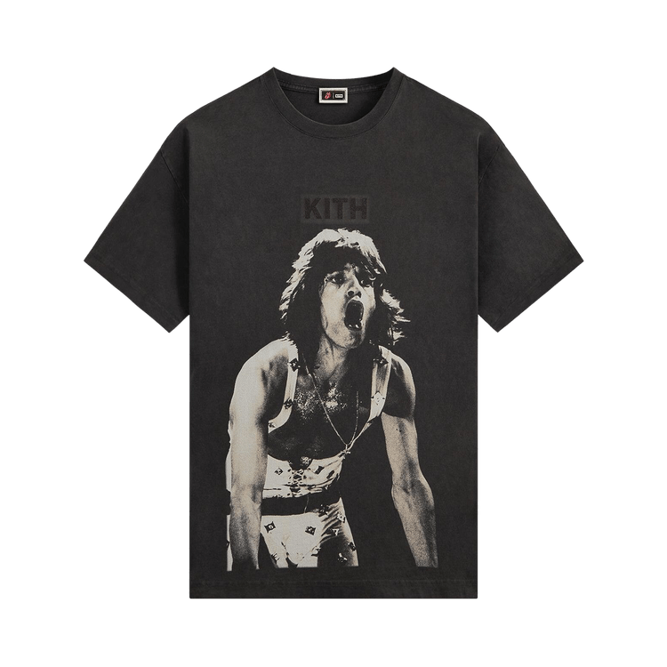 Kith For The Rolling Stones Mick Jagger Concert Photo Vintage Tee 'Black'