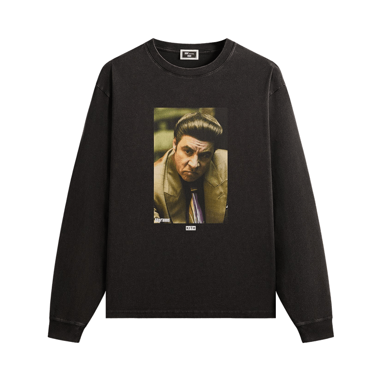 Kith For The Sopranos Silvio Vintage Long Sleeve Tee 'Black'