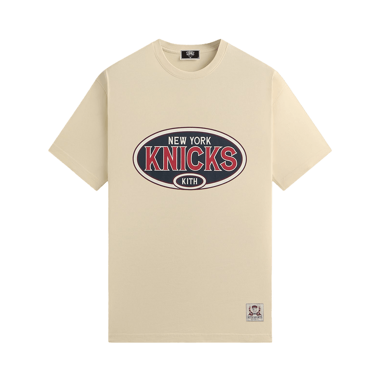Kith For The New York Knicks Ny Vintage Jones Tee 'Sandrift'