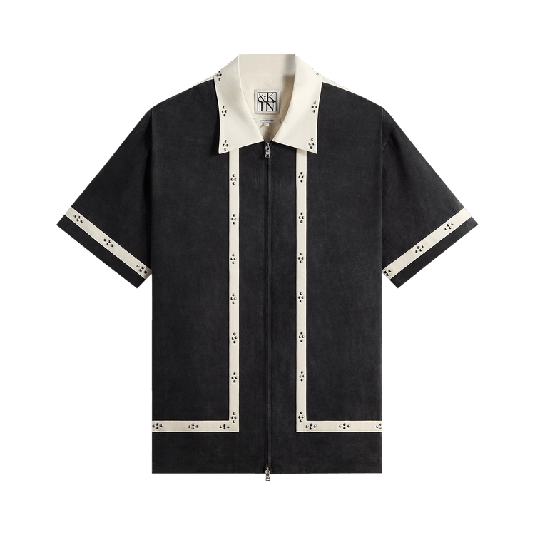 Kith &Kin Cupro Linen Amir Shirt 'Black'