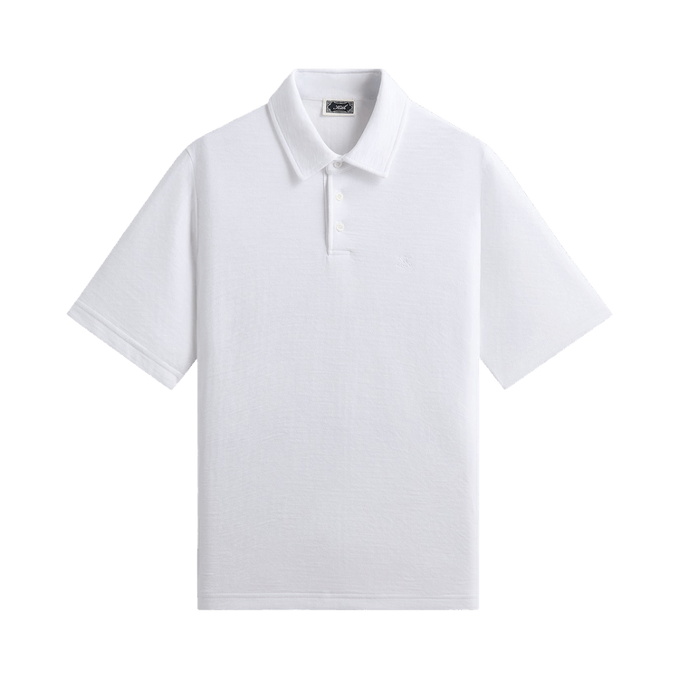 Kith Double Face Jersey Heathrow Polo 'White'