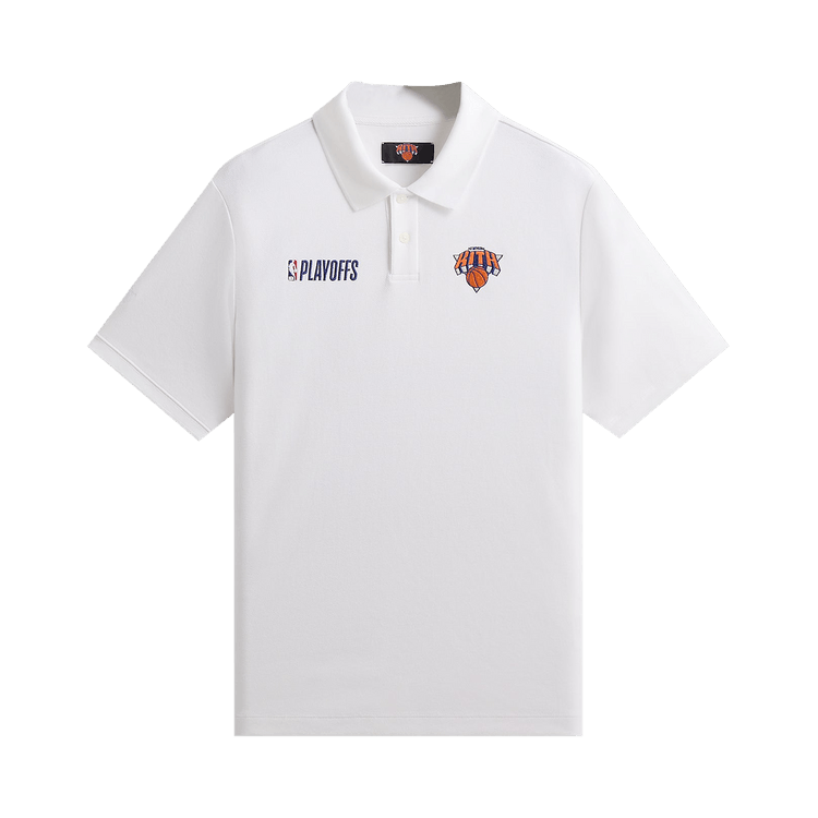 Kith For The New York Knicks Playoffs Ainslie Pique Polo 'White'