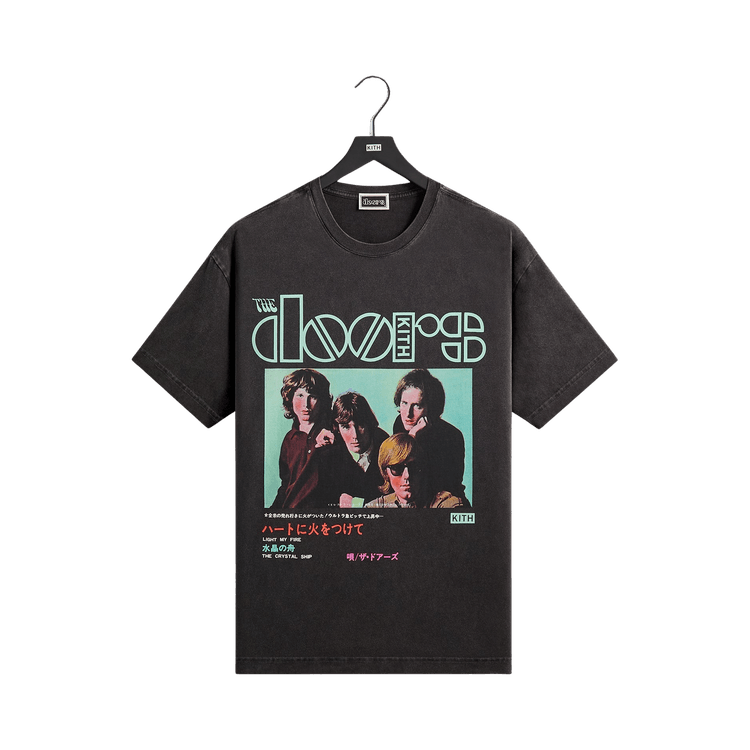 Kith Records For The Doors Japan Import Vintage Tee 'Black'