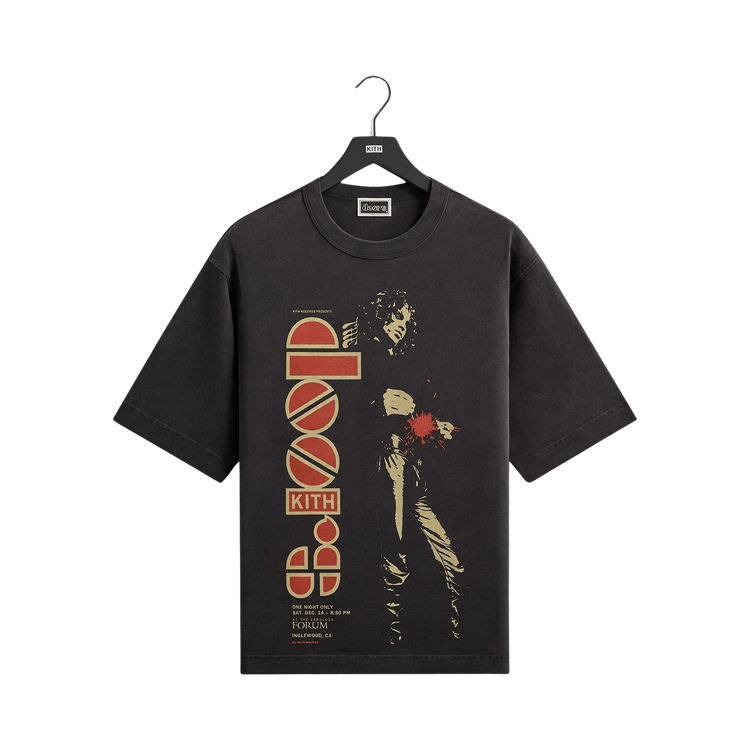 Kith Records For The Doors Live In Hollywood Vintage Alex Tee 'Black'
