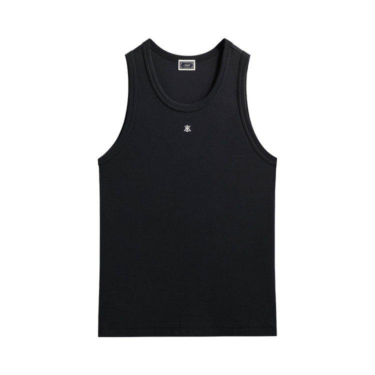 Kith Crest Ribbed Tank 'Black'