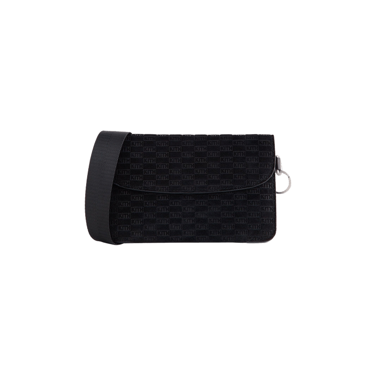 Kith Monogram Suede Envelope K20 Bag 'Black'