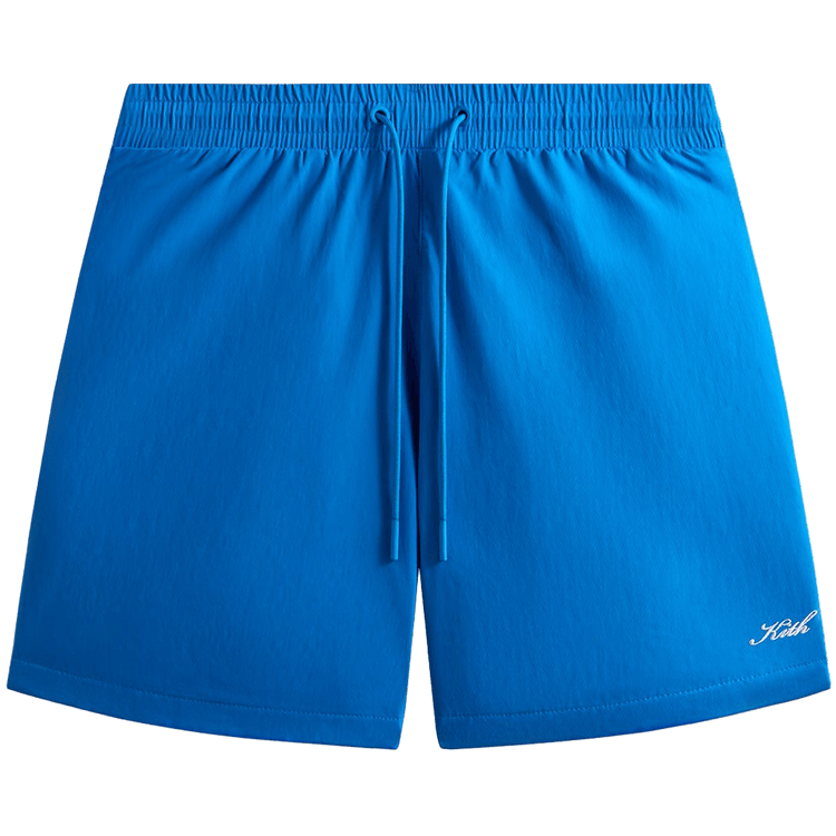 Kith Garment Washed Nylon Active Swim Short 'Lake'
