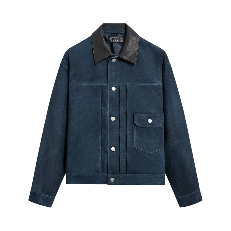 Kith Suede Alonzo Jacket 'Blue Heron'