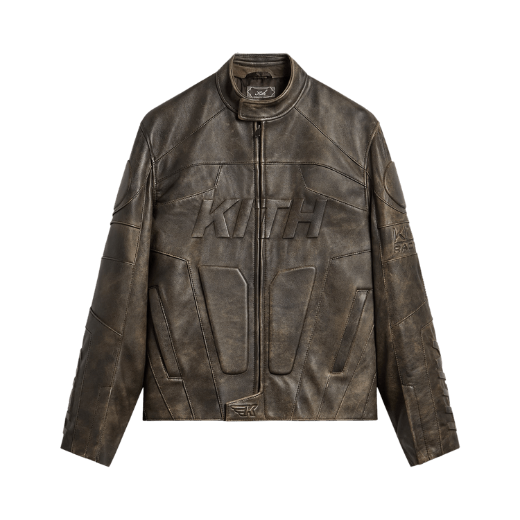 Kith Vintage Leather Wayne Moto Jacket 'Clever'