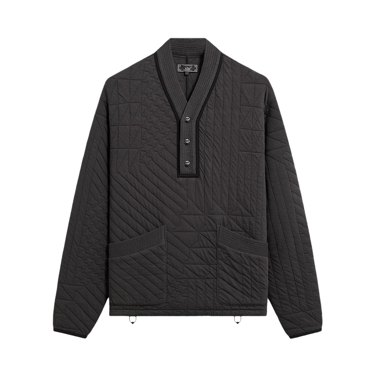 Kith Quilted Interlock Denis Pullover 'Carbon'