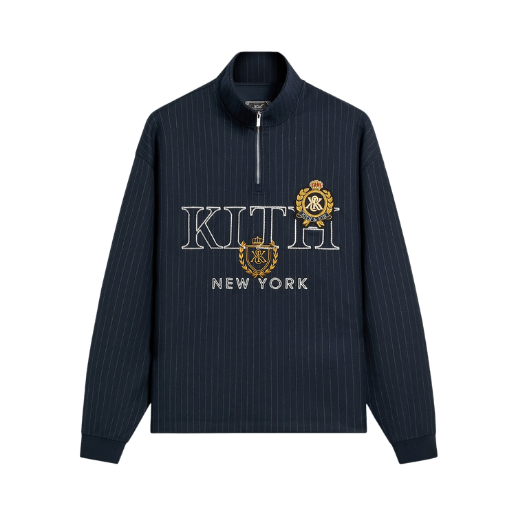 Kith Double Weave Nelson Quarter Zip 'Nocturnal'