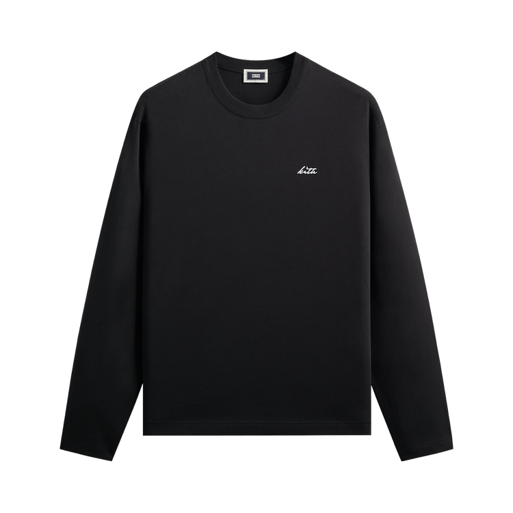Kith Long Sleeve Alex Boxy Tee 'Black'