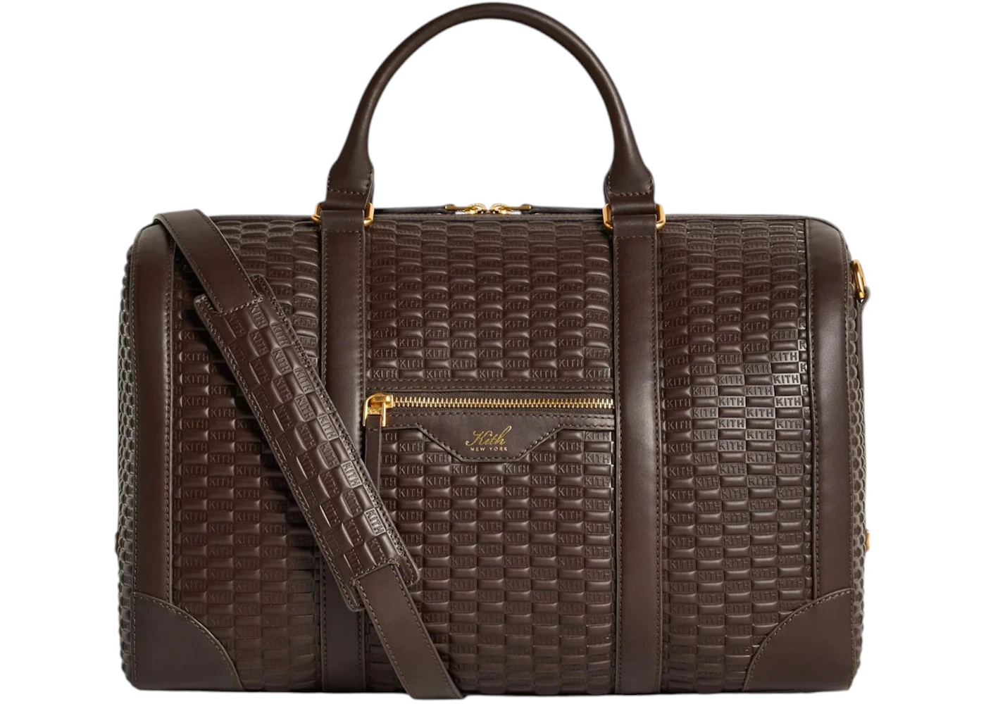 Kith Monogram Smooth Leather Traveler K40 Duffle Bag Zoom