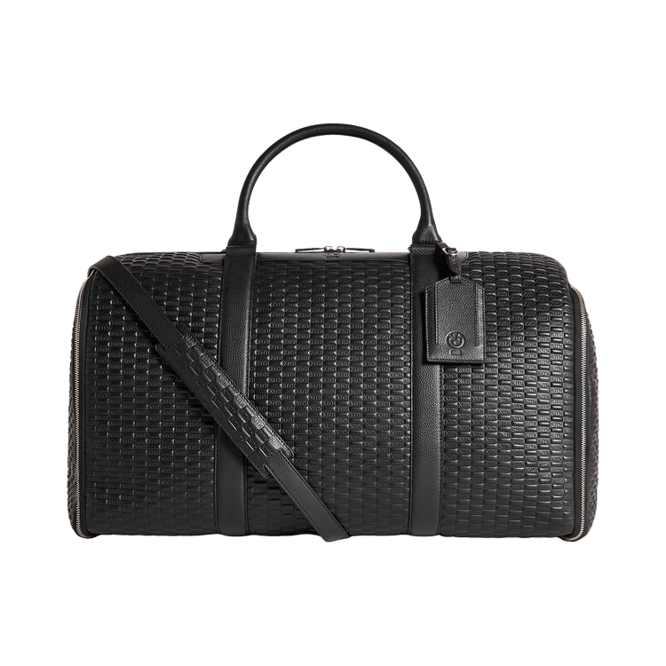 Kith For BMW Leather Travel Garment Duffle Bag 'Black'