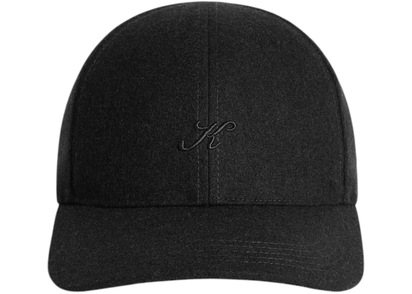 Kith Low Profile Fine Wool Classic Cap Black