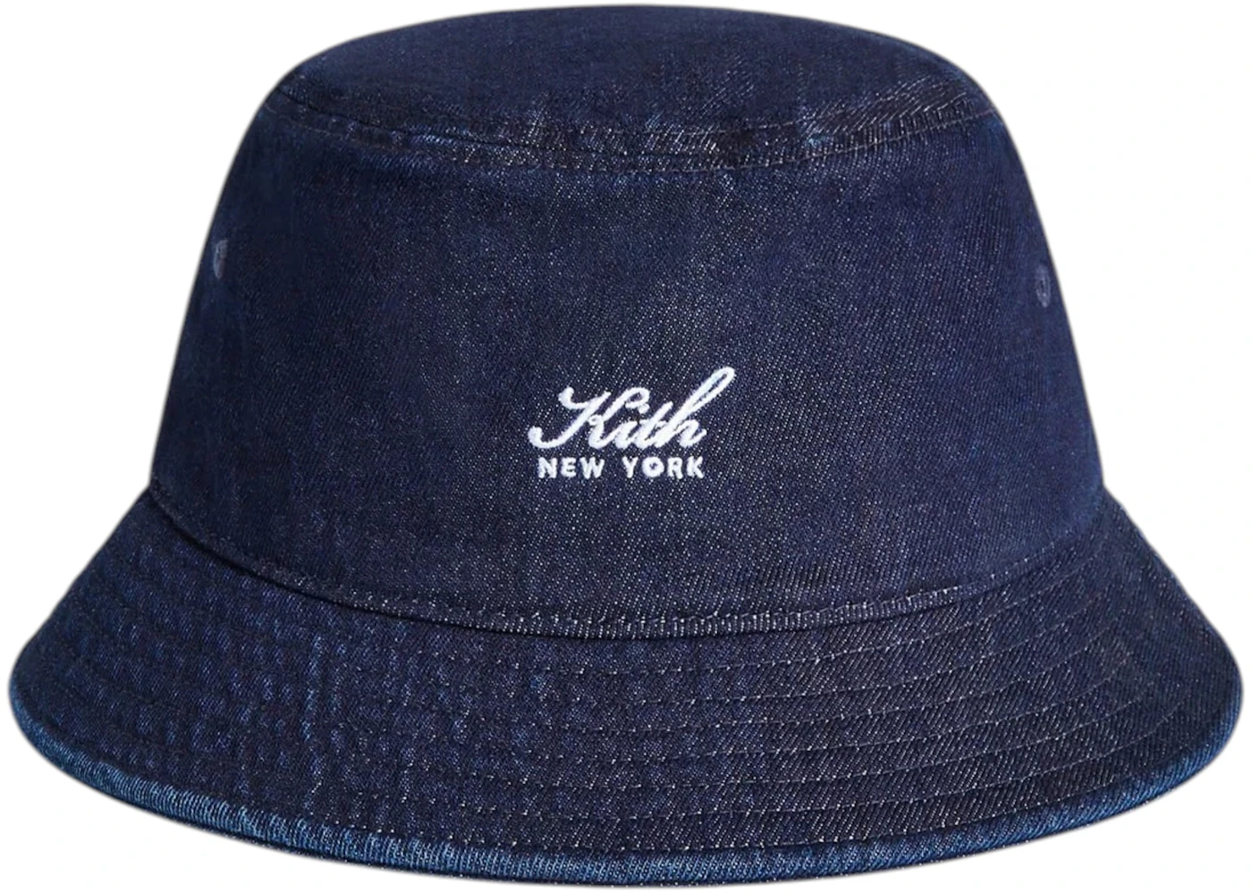Kith Raw Denim Dawson Bucket Hat Savin Wash