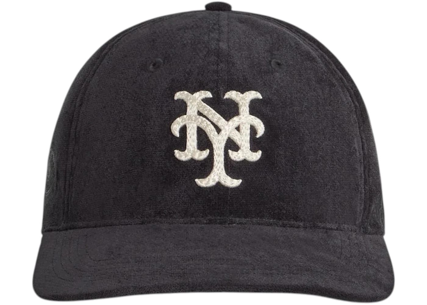 Kith x 47 Brand x New York Mets Lightweight Sueded Velour Long Bill Cap Black