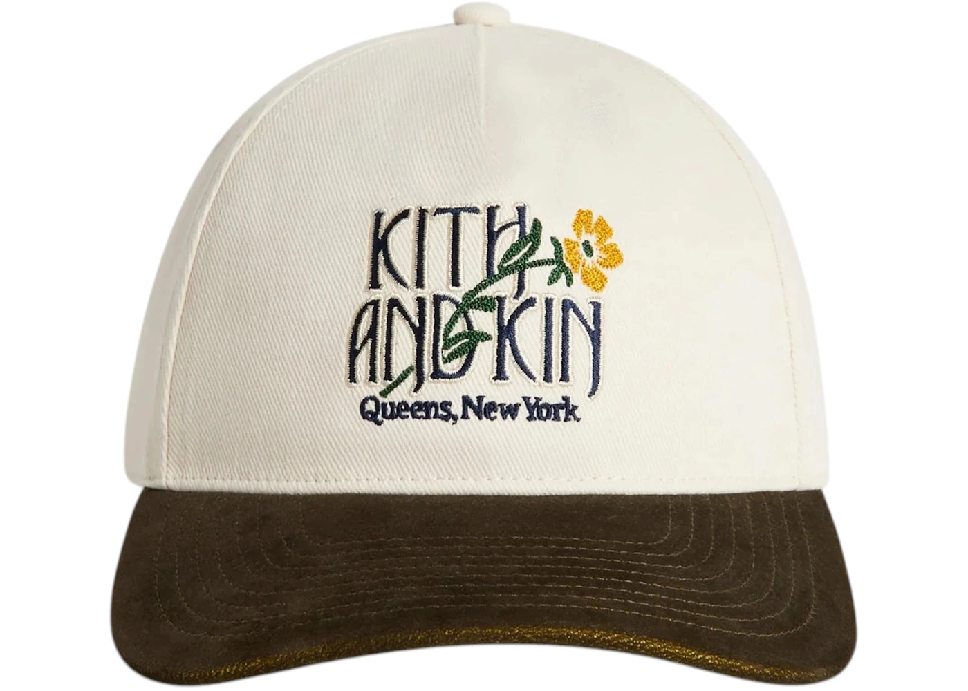Kith Botanical Twill Bay Low Pinch Crown Cap Sandrift