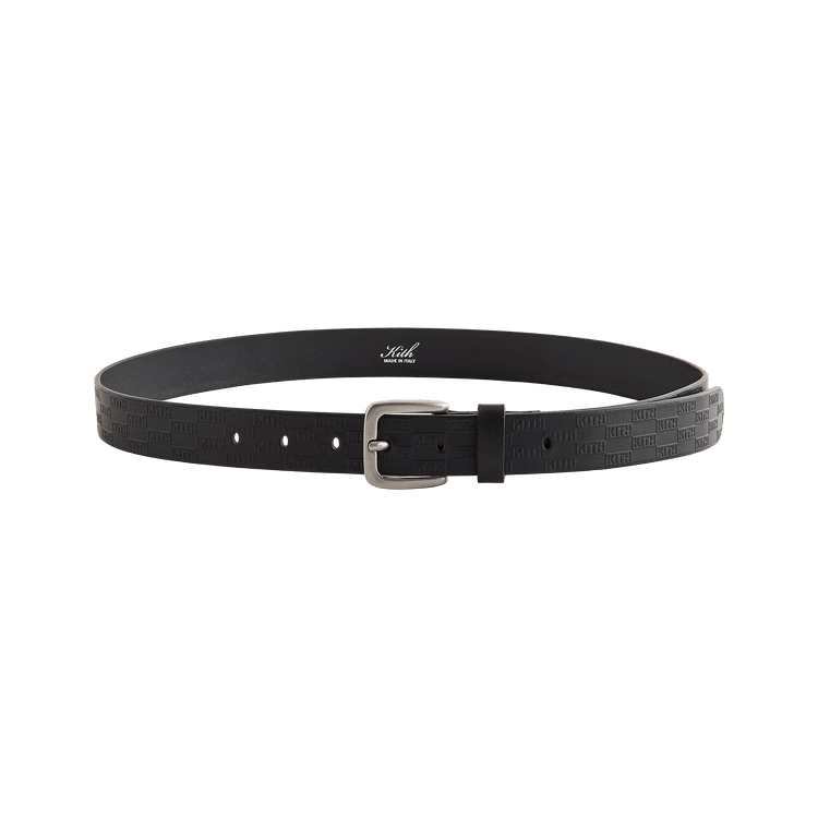 Kith Monogram Vachetta Leather Belt 'Black'